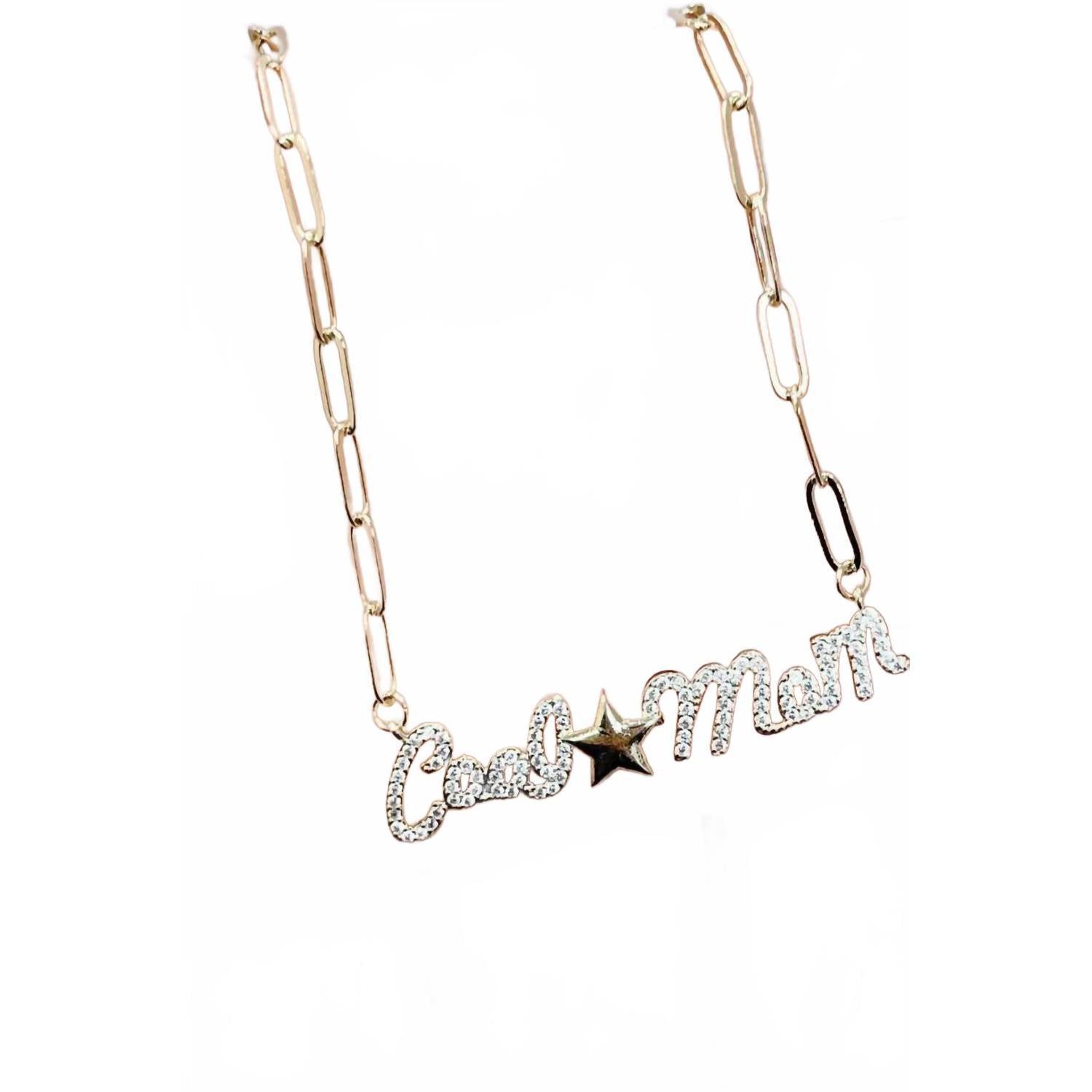New Treasure Jewels Women's Cool Mom Necklace In Gold